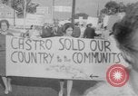Image of Anti Castro Cuban refugees Florida United States USA, 1967, second 37 stock footage video 65675043040