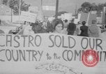 Image of Anti Castro Cuban refugees Florida United States USA, 1967, second 39 stock footage video 65675043040