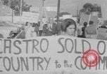 Image of Anti Castro Cuban refugees Florida United States USA, 1967, second 40 stock footage video 65675043040