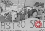 Image of Anti Castro Cuban refugees Florida United States USA, 1967, second 41 stock footage video 65675043040