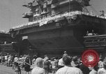 Standbild Flugzeugträger Forrestal Norfolk Virginia USA, 1967, aus Sekunde 62 historischem Filmmaterial Videoclip 65675043044