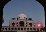 Standbild Grab von Humayun Delhi Indien, 1970, aus Sekunde 8 historischem Filmmaterial Videoclip 65675043066