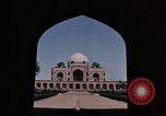 Standbild Grab von Humayun Delhi Indien, 1970, aus Sekunde 10 historischem Filmmaterial Videoclip 65675043066
