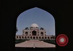 Standbild Grab von Humayun Delhi Indien, 1970, aus Sekunde 11 historischem Filmmaterial Videoclip 65675043066