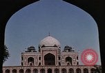 Standbild Grab von Humayun Delhi Indien, 1970, aus Sekunde 56 historischem Filmmaterial Videoclip 65675043066