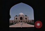 Standbild Grab von Humayun Delhi Indien, 1970, aus Sekunde 59 historischem Filmmaterial Videoclip 65675043066
