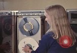 Image of Woman operates computer controls New Mexico United States USA, 1975, second 36 stock footage video 65675043085