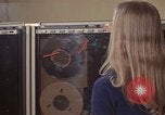 Image of Woman operates computer controls New Mexico United States USA, 1975, second 43 stock footage video 65675043085
