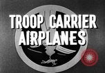 Image Transporteur de troupes d'avions United States USA, 1944, de la seconde 29 séquences d'archives historiques vidéo 65675043119