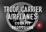 Image Transporteur de troupes d'avions United States USA, 1944, de la seconde 33 séquences d'archives historiques vidéo 65675043119
