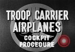 Image Transporteur de troupes d'avions United States USA, 1944, de la seconde 34 séquences d'archives historiques vidéo 65675043119