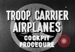 Image Transporteur de troupes d'avions United States USA, 1944, de la seconde 35 séquences d'archives historiques vidéo 65675043119