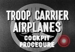 Image Transporteur de troupes d'avions United States USA, 1944, de la seconde 36 séquences d'archives historiques vidéo 65675043119