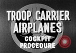 Image Transporteur de troupes d'avions United States USA, 1944, de la seconde 37 séquences d'archives historiques vidéo 65675043119