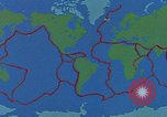 Image of How deep ocean floor core samples relate to plate tectonics Pacific Ocean, 1974, second 62 stock footage video 65675043172