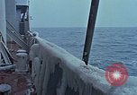 Image of The Glomar Challenger in cold weather operations Atlantic Ocean, 1974, second 49 stock footage video 65675043173