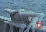 Image of The Glomar Challenger in cold weather operations Atlantic Ocean, 1974, second 53 stock footage video 65675043173
