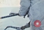 Image of Canadian machine gun emplacement in NATO Exercise "Arctic Express" Norway, 1970, second 5 stock footage video 65675043186