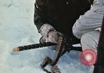 Image of Canadian machine gun emplacement in NATO Exercise "Arctic Express" Norway, 1970, second 22 stock footage video 65675043186