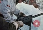 Image of Canadian machine gun emplacement in NATO Exercise "Arctic Express" Norway, 1970, second 32 stock footage video 65675043186