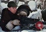 Image of Canadian machine gun emplacement in NATO Exercise "Arctic Express" Norway, 1970, second 41 stock footage video 65675043186