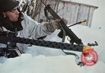 Image of Canadian machine gun emplacement in NATO Exercise "Arctic Express" Norway, 1970, second 60 stock footage video 65675043186