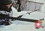 Image of Canadian machine gun emplacement in NATO Exercise "Arctic Express" Norway, 1970, second 61 stock footage video 65675043186