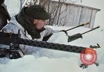 Image of Canadian machine gun emplacement in NATO Exercise "Arctic Express" Norway, 1970, second 62 stock footage video 65675043186