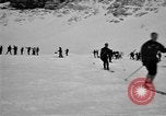 Image of Ski patrolmen Garmisch-Partenkirchen Germany, 1965, second 50 stock footage video 65675043200