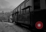 Image of Train at railroad Garmisch-Partenkirchen Germany, 1965, second 22 stock footage video 65675043205