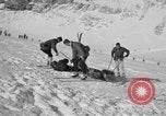 Image of Ski patrol personnel Garmisch-Partenkirchen Germany, 1965, second 43 stock footage video 65675043207