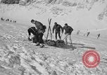 Image of Ski patrol personnel Garmisch-Partenkirchen Germany, 1965, second 55 stock footage video 65675043207