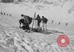 Image of Ski patrol personnel Garmisch-Partenkirchen Germany, 1965, second 57 stock footage video 65675043207