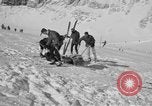 Image of Ski patrol personnel Garmisch-Partenkirchen Germany, 1965, second 59 stock footage video 65675043207