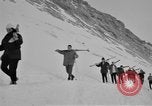 Image of Ski patrolmen Garmisch-Partenkirchen Germany, 1965, second 8 stock footage video 65675043208