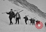 Image of Ski patrolmen Garmisch-Partenkirchen Germany, 1965, second 14 stock footage video 65675043208
