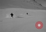 Image of Saint Bernard protecting skiers Garmisch-Partenkirchen Germany, 1965, second 9 stock footage video 65675043210