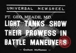 Standbild 66 Vereinigten Staaten Infanterie Panzer Fort Meade Maryland USA, 1938, aus Sekunde 1 historischem Filmmaterial Videoclip 65675043242