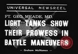 Standbild 66 Vereinigten Staaten Infanterie Panzer Fort Meade Maryland USA, 1938, aus Sekunde 4 historischem Filmmaterial Videoclip 65675043242