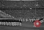 Image of Hitler speaks at 1936 Olympics in Berlin Berlin Germany, 1936, second 56 stock footage video 65675043250