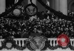 Image of President Franklin D Roosevelt fear itself speech Washington DC USA, 1933, second 25 stock footage video 65675043256