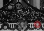 Image of President Franklin D Roosevelt fear itself speech Washington DC USA, 1933, second 28 stock footage video 65675043256