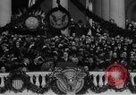 Image of President Franklin D Roosevelt fear itself speech Washington DC USA, 1933, second 36 stock footage video 65675043256