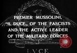 Image of Benito Mussolini Italy, 1929, second 23 stock footage video 65675043259