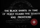 Image of Italian Black Shirt Guards Italy, 1929, second 3 stock footage video 65675043260