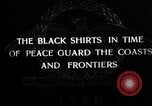 Image of Italian Black Shirt Guards Italy, 1929, second 4 stock footage video 65675043260