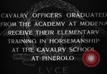 Image of Cavalry officers Pinerolo Italy, 1929, second 29 stock footage video 65675043265