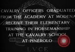 Image of Cavalry officers Pinerolo Italy, 1929, second 30 stock footage video 65675043265