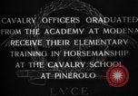 Image of Cavalry officers Pinerolo Italy, 1929, second 32 stock footage video 65675043265
