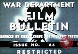 Standbild Vereinigten Staaten Soldaten United States USA, 1943, aus Sekunde 3 historischem Filmmaterial Videoclip 65675043270